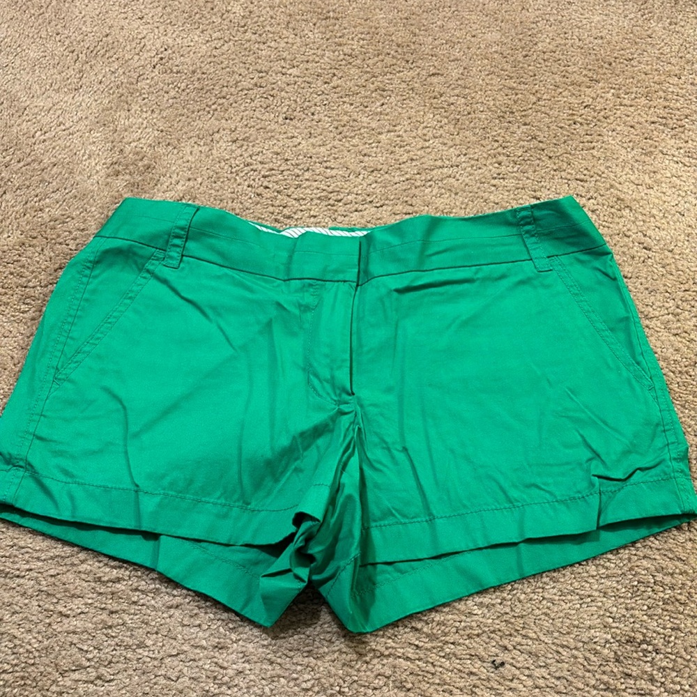 J. Crew Kelly green shorts. Size 8